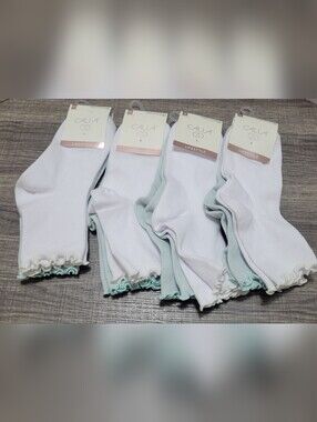 Calla Women's Quarter Crew Socks, Size M bundle